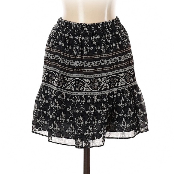 Madewell Dresses & Skirts - Madewell | XXS | Black Floral Skirt